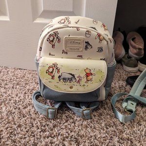 Loungefly Winnie the Pooh denim backpack